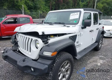 2020 Jeep Wrangler Unlimited Freedom 4X4 from USA, damaged, VIN 1C4HJXDG9LW238494